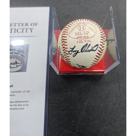 George Foster, Tony Oliva, Brooks Robinson, George Thomas -Signed Baseball - BAS - Picture 6 of 10